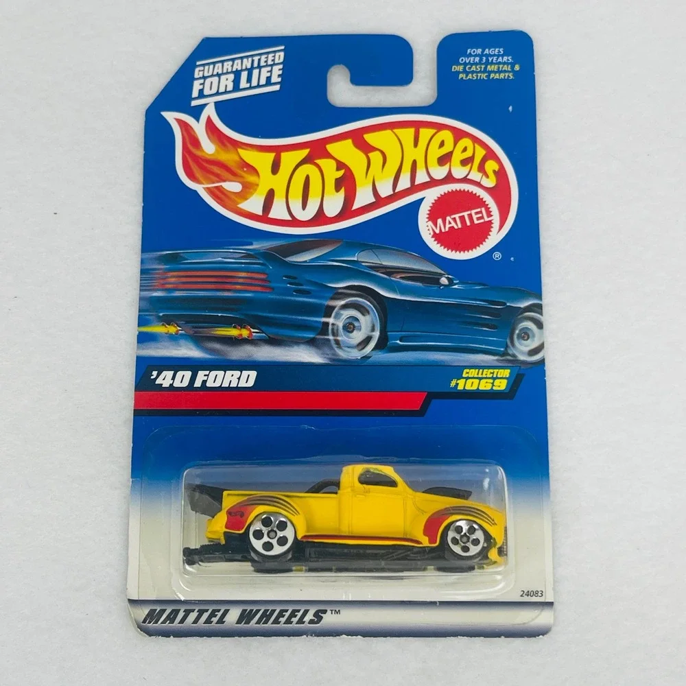 Hot Wheels 40 Ford Yellow Pickup Truck Collector 1069 1999 Mattel 24083 New